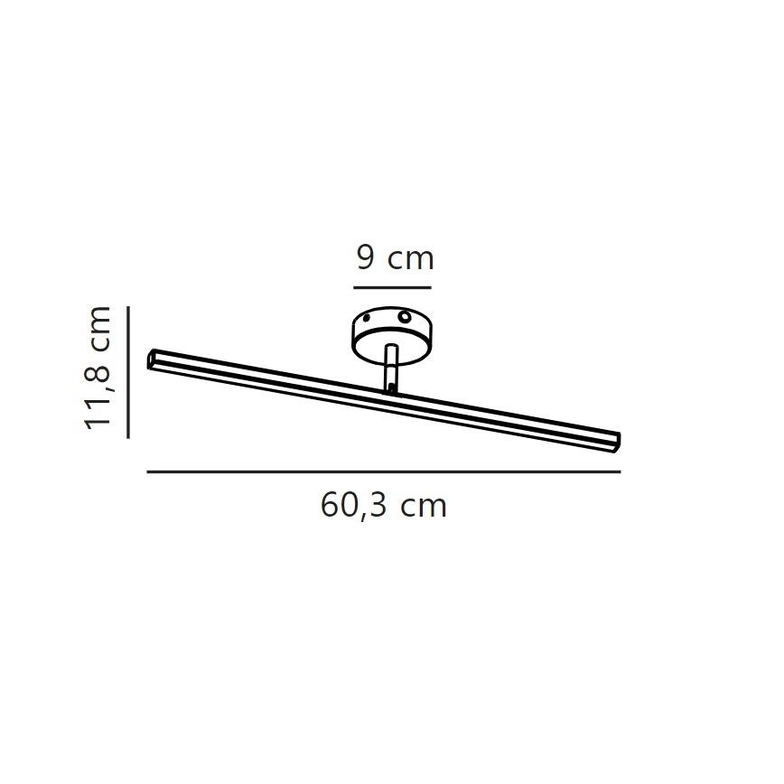 Nordlux - LED Kúpeľňové osvetlenie zrkadla IP LED/7,2W/230V IP44 60 cm biela