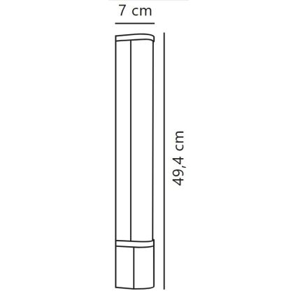 Nordlux - LED Kúpeľňové osvetlenie zrkadla MALAIKA LED/6W/230V 3000K IP44 biela