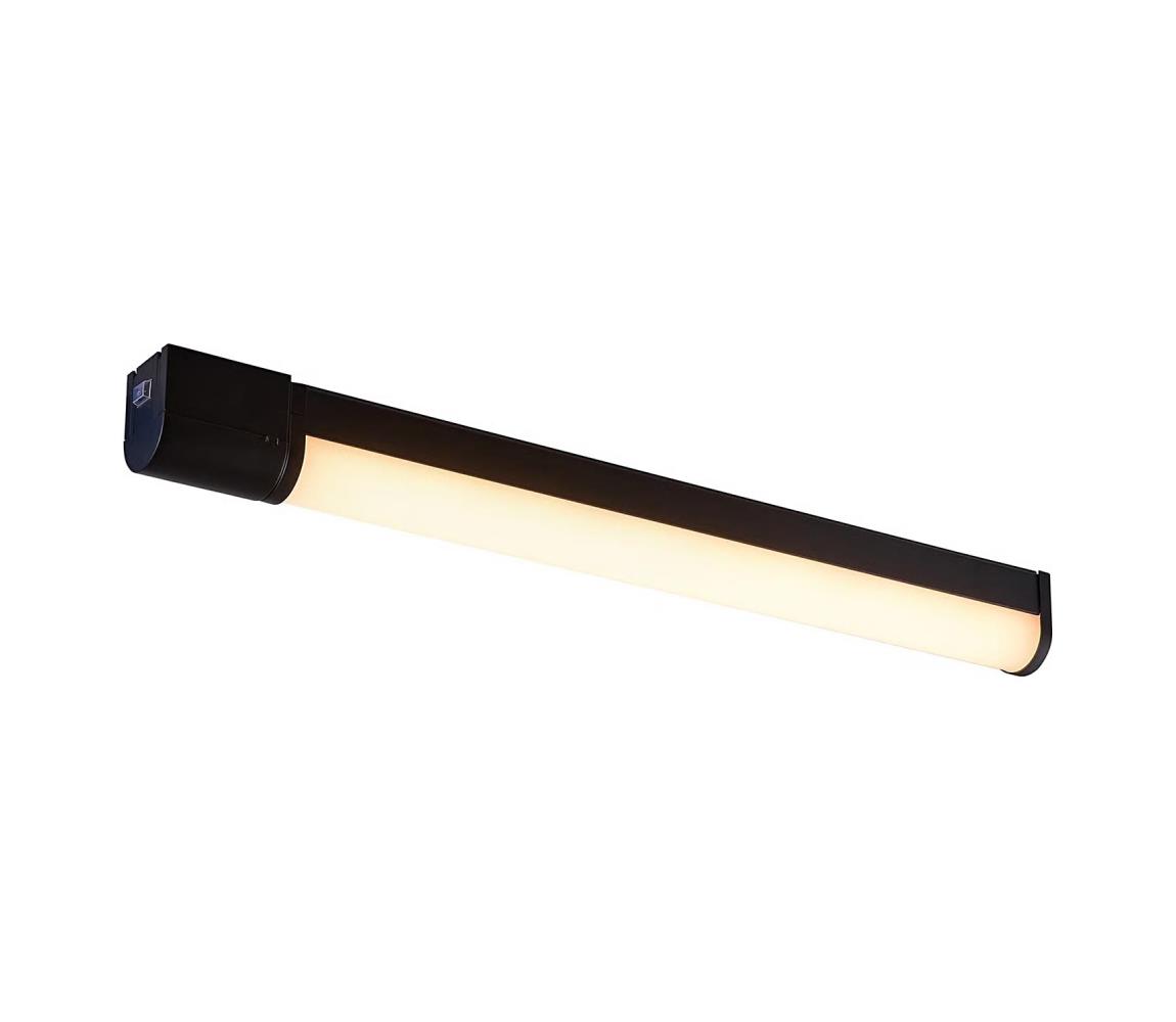 Nordlux - LED kúpeľňové osvetlenie zrkadla so zásuvkou LED/15W/230V IP44 68,4 cm čierne 2310221003