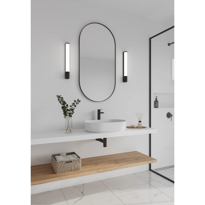 Nordlux - LED Podlinkové svietidlo so zásuvkou MALAIKA LED/6W/230V IP44 čierna