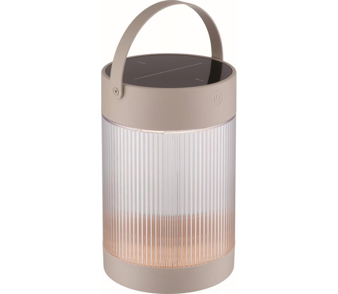 Nordlux - LED solárna lampa COUPAR LED/3,2W/3,7V béžová 2518215009