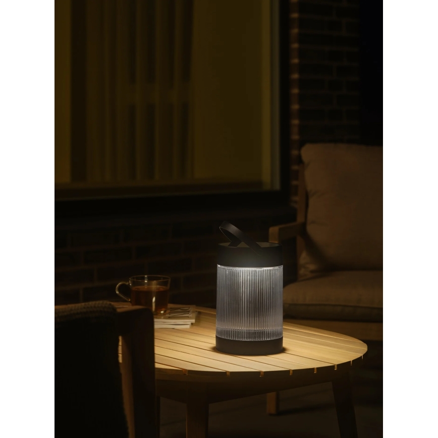 Nordlux - LED Solárna lampa COUPAR LED/3,2W/3,7V čierna