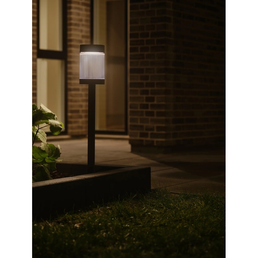 Nordlux - LED Solárna lampa COUPAR LED/3,2W/5V 3000K IP44 čierna