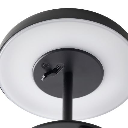 Nordlux - LED Solárna lampa ELMER LED/2W/3,7V IP44 čierna