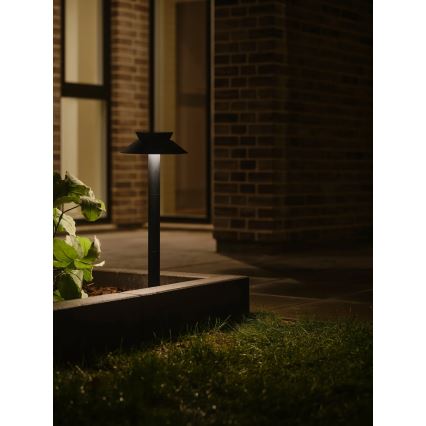 Nordlux - LED solárna lampa so snímačom LED/5W/3,7V IP44 čierna 60 cm