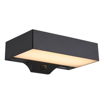 Nordlux - LED Solárne nástenné svietidlo so senzorom MONAY LED/5W/5V 3000K IP44