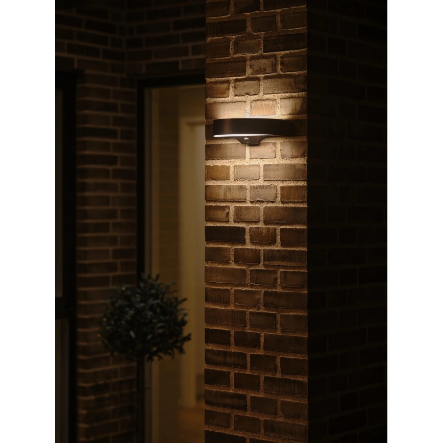 Nordlux - LED Solárne nástenné svietidlo so senzorom MONAY LED/5W/5V 3000K IP44