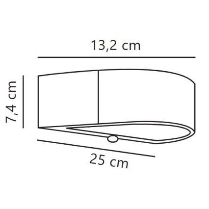 Nordlux - LED Solárne nástenné svietidlo so senzorom MONAY LED/5W/5V 3000K IP44