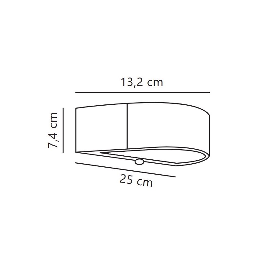 Nordlux - LED Solárne nástenné svietidlo so senzorom MONAY LED/5W/5V 3000K IP44