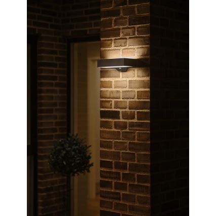 Nordlux - LED Solárne nástenné svietidlo so senzorom MONAY LED/5W/5V 3000K IP44