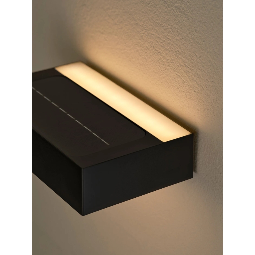 Nordlux - LED Solárne nástenné svietidlo so senzorom MONAY LED/5W/5V 3000K IP44