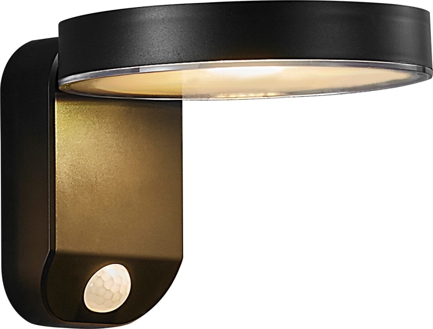 Nordlux - LED Solárne nástenné svietidlo so senzorom RICA LED/5W/3,7V IP44 guľatý
