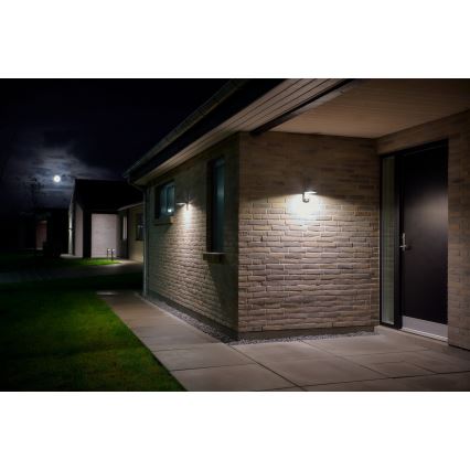 Nordlux - LED Solárne nástenné svietidlo so senzorom RICA LED/5W/3,7V IP44 guľatý