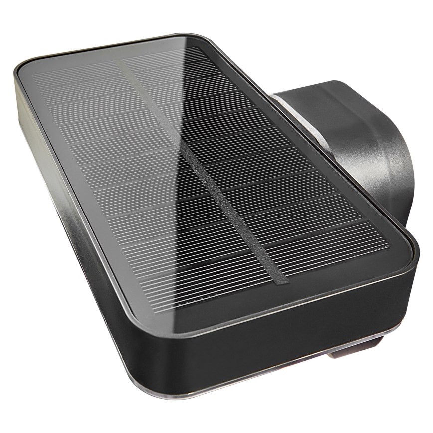 Nordlux - LED Solárne nástenné svietidlo so senzorom RICA LED/5W/3,7V IP44 2200 mAh hranatý