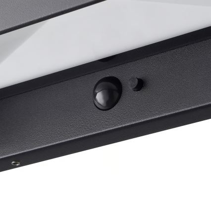 Nordlux - LED Solárne svietidlo so senzorom MARCELLIO LED/5W/5V IP54 2200 mAh čierna