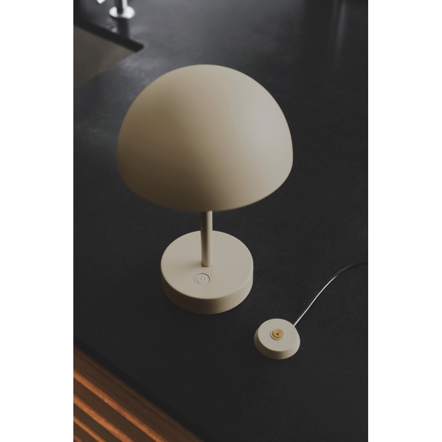 Nordlux - LED Stmievateľná nabíjacia vonkajšia stolná lampa ELLEN LED/2,8W/3,7V IP44 béžová