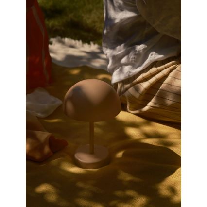 Nordlux - LED Stmievateľná nabíjacia vonkajšia stolová lampa ELLEN LED/2,8W/3,7V 2200 mAh IP44 hnedá