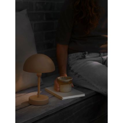 Nordlux - LED Stmievateľná nabíjacia vonkajšia stolová lampa ELLEN LED/2,8W/3,7V 2200 mAh IP44 hnedá