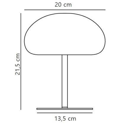 Nordlux - LED Stmievateľná vonkajšia stolná lampa SPONGE LED/4,8W/3,7V IP65