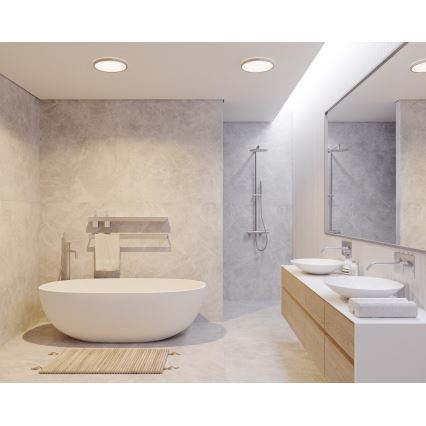 Nordlux - LED stmievateľné kúpeľňové stropné svietidlo OJA LED/19W/230V 3000/4000K IP54 priem. 43 cm
