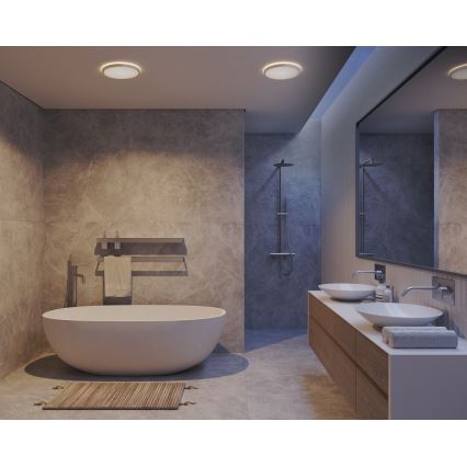 Nordlux - LED stmievateľné kúpeľňové stropné svietidlo OJA LED/19W/230V 3000/4000K IP54 priem. 43 cm