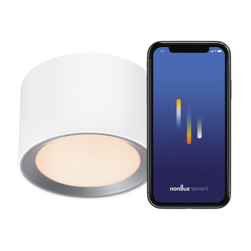 Nordlux - LED Stmievateľné kúpeľňové bodové svietidlo LANDON SMART LED/8W/230V 2700-6500K IP44 biela