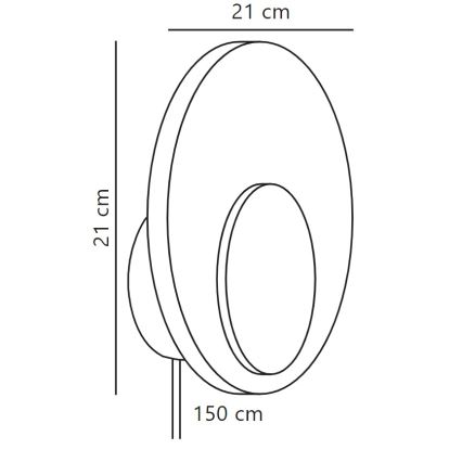 Nordlux - LED Stmievateľné nástenné svietidlo MARSI LED/7W/230V béžová