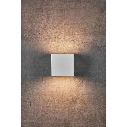 Nordlux - LED Stmievateľné vonkajšie nástenné svietidlo TURN LED/13,8W/230V IP54 biela