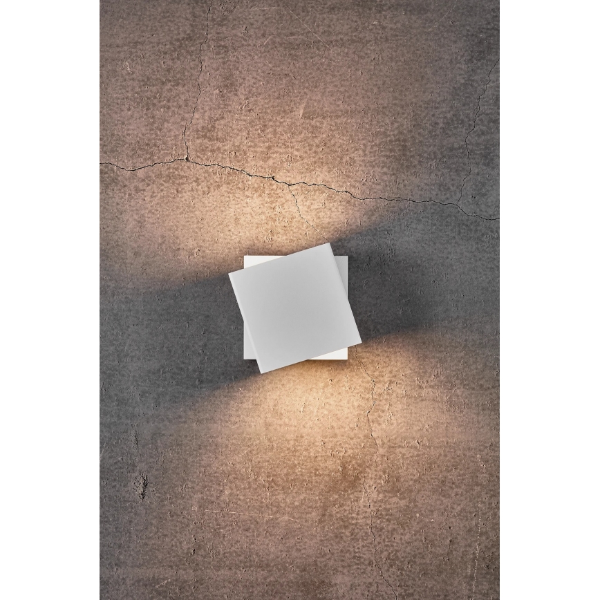 Nordlux - LED Stmievateľné vonkajšie nástenné svietidlo TURN LED/13,8W/230V IP54 biela