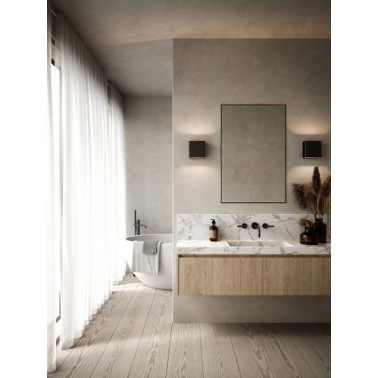 Nordlux - LED stmievateľné exteriérové nástenné svietidlo TURN LED/13,8W/230V IP54 čierna