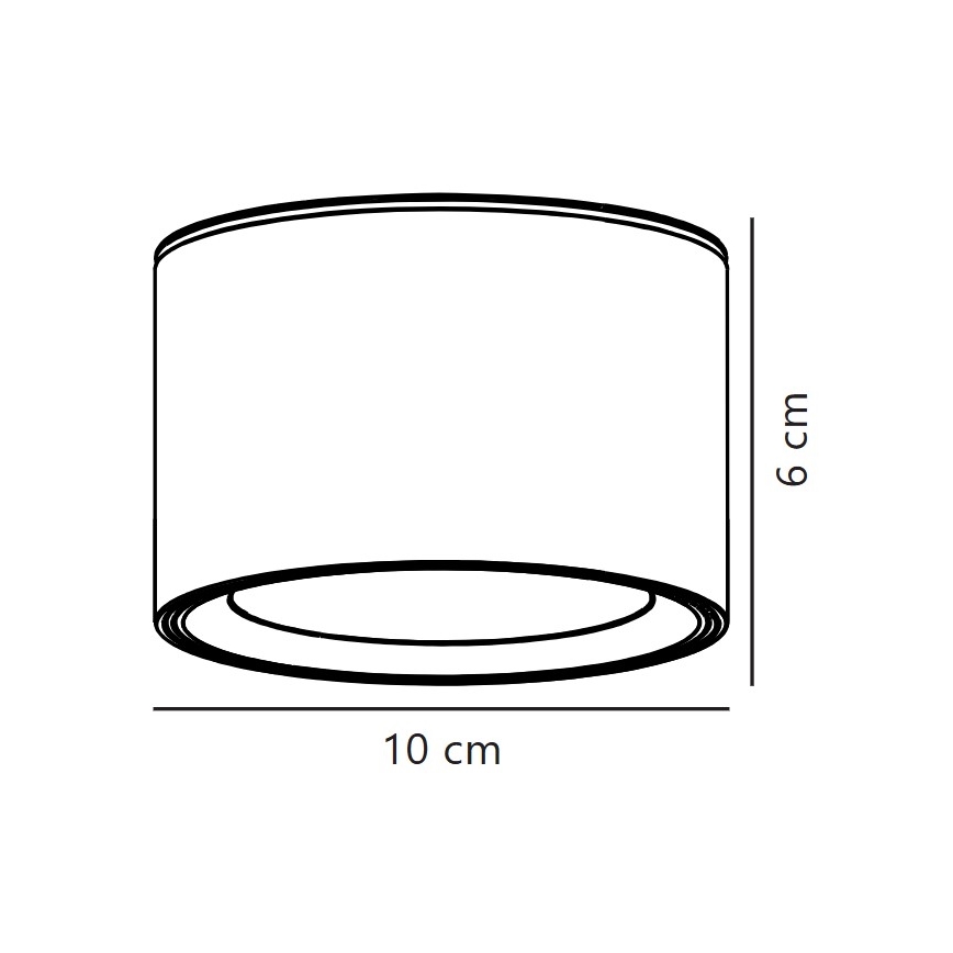 Nordlux - LED Stmievateľné stropné svietidlo FALLON LED/5,5W/230V 2700K biela