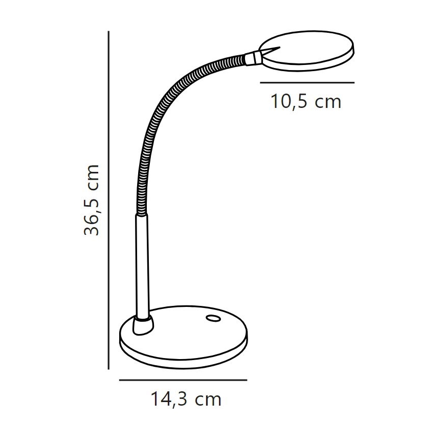 Nordlux - LED Stolná lampa DOVE LED/4,5W/230V