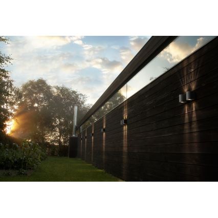 Nordlux - LED vonkajšie nástenné svietidlo CANTO 2xLED/5,5W/230V IP44 sivá