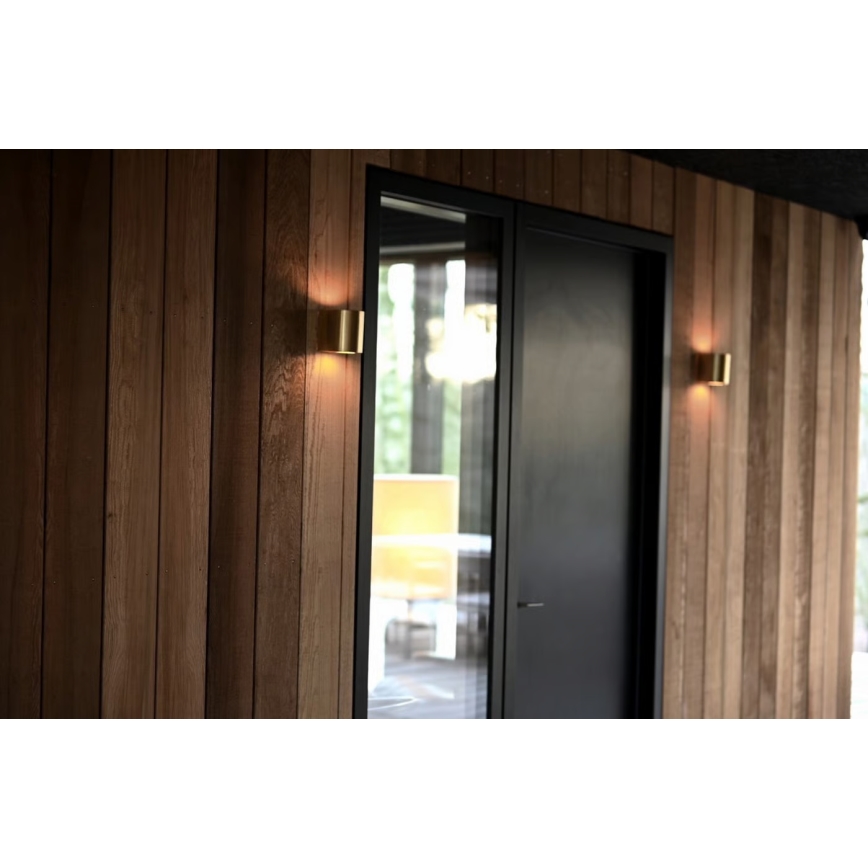 Nordlux - LED vonkajšie nástenné svietidlo CANTO 2xLED/5,5W/230V IP44 zlaté