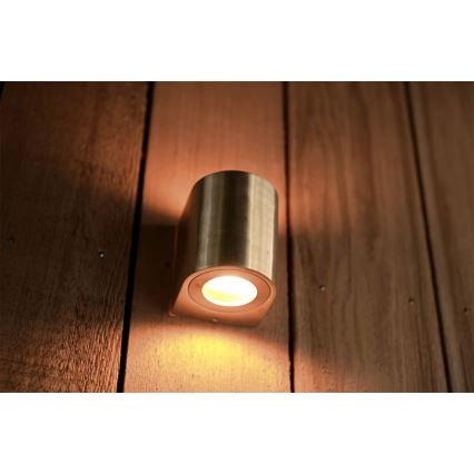 Nordlux - LED vonkajšie nástenné svietidlo CANTO 2xLED/6W/230V IP44 mosadz