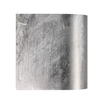 Nordlux - LED Vonkajšie nástenné svietidlo CANTO 2xLED/6W/230V IP44 strieborná