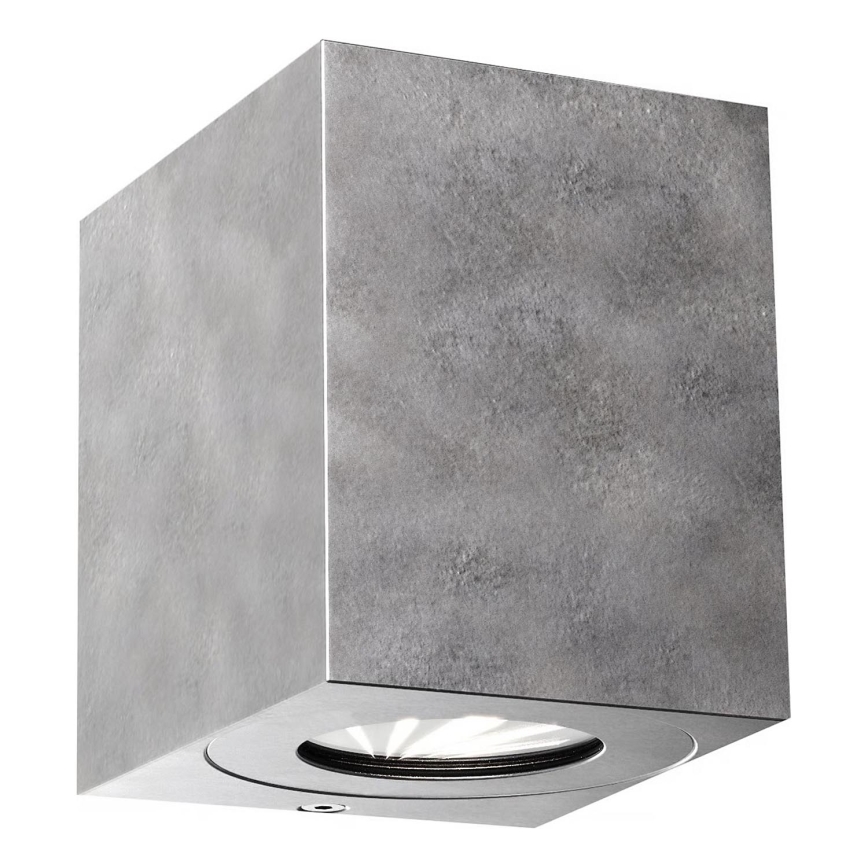 Nordlux - LED Vonkajšie nástenné svietidlo CANTO 2xLED/6W/230V IP44 strieborné