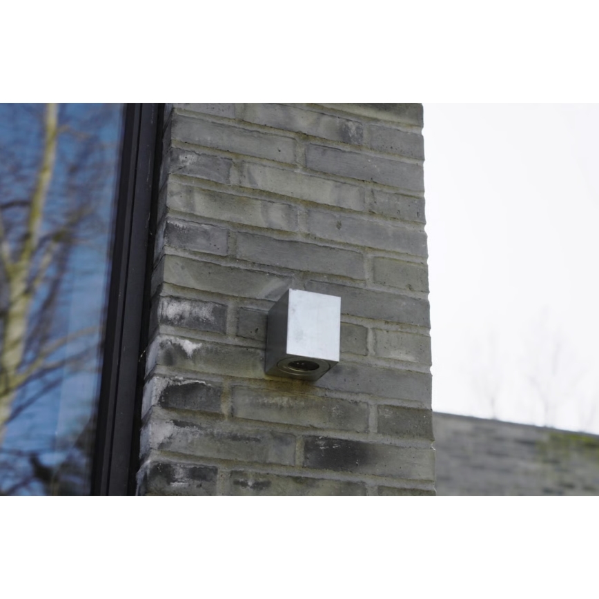 Nordlux - LED Vonkajšie nástenné svietidlo CANTO 2xLED/6W/230V IP44 strieborné