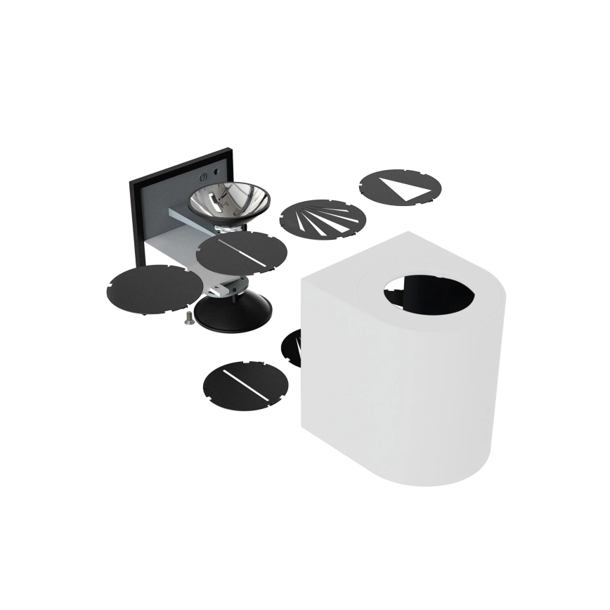 Nordlux - LED vonkajšie nástenné svietidlo CANTO 2×LED/6W/230V IP44 biela