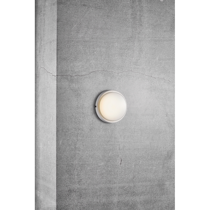 Nordlux - LED Vonkajšie nástenné svietidlo CUBA LED/6,5W/230V IP54 pr. 17,5 cm biela