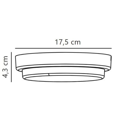 Nordlux - LED Vonkajšie nástenné svietidlo CUBA LED/6,5W/230V IP54 pr. 17,5 cm biela