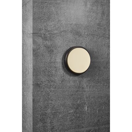 Nordlux - LED Vonkajšie nástenné svietidlo CUBA LED/6,5W/230V IP54 pr. 17,5 cm čierna