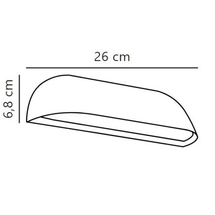 Nordlux - LED Vonkajšie nástenné svietidlo FRONT LED/9,5W/230V IP44