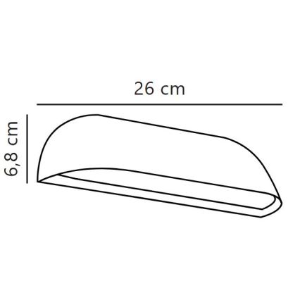 Nordlux - LED Vonkajšie nástenné svietidlo FRONT LED/9,5W/230V IP44