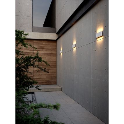 Nordlux - LED vonkajšie nástenné svietidlo KINVER LED/10W/230V IP54 biela
