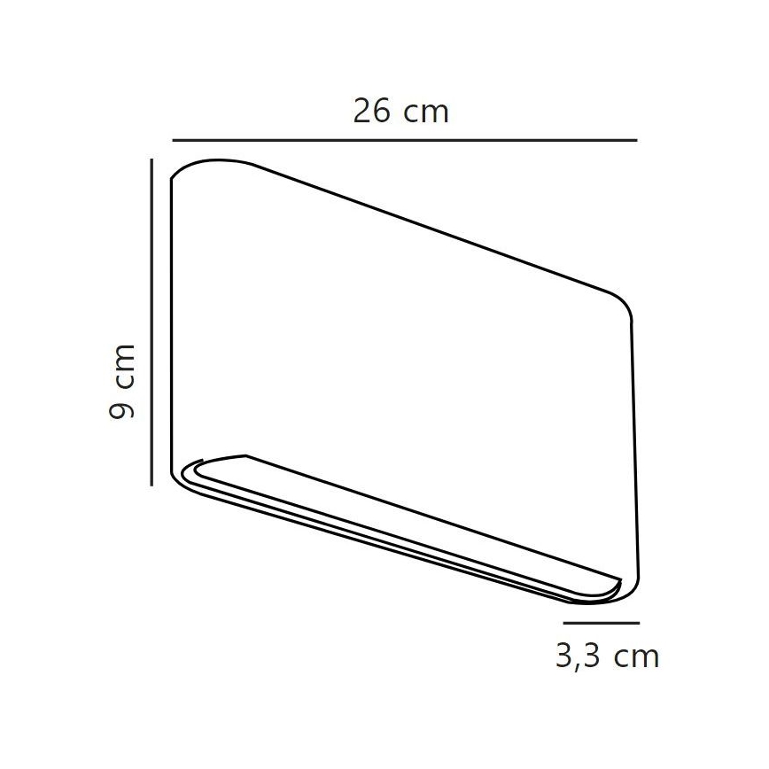 Nordlux - LED Vonkajšie nástenné svietidlo KINVER LED/10W/230V IP54 čierna