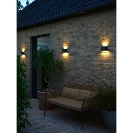 Nordlux - LED vonkajšie nástenné svietidlo MILDA LED/4,9W/230V IP44 čierne