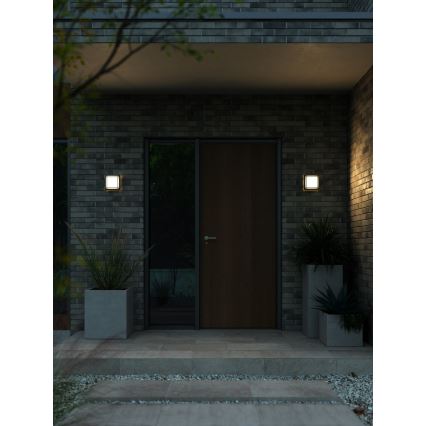 Nordlux - LED Vonkajšie nástenné svietidlo OLIVER LED/9W/230V IP54 17,5x17,5 cm