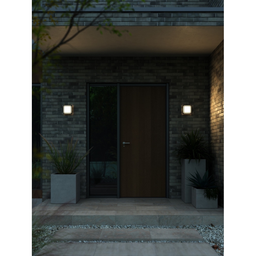 Nordlux - LED Vonkajšie nástenné svietidlo OLIVER LED/9W/230V IP54 17,5x17,5 cm