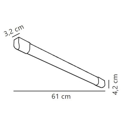 Nordlux - LED Žiarivkové svietidlo ARLINGTON LED/10W/230V 61 cm